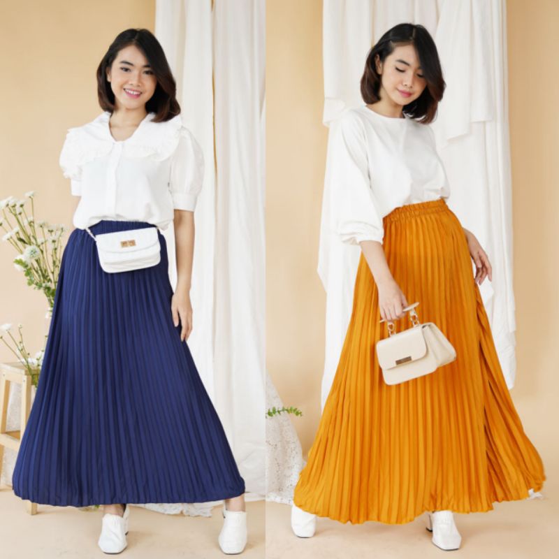 Rok Plisket Hyget Super Premium Murah