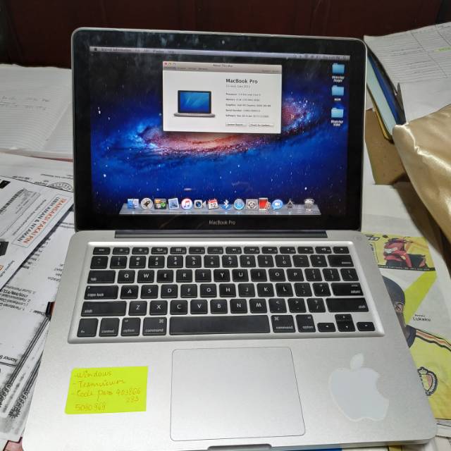 Mac book pro 13 inchi late 2011