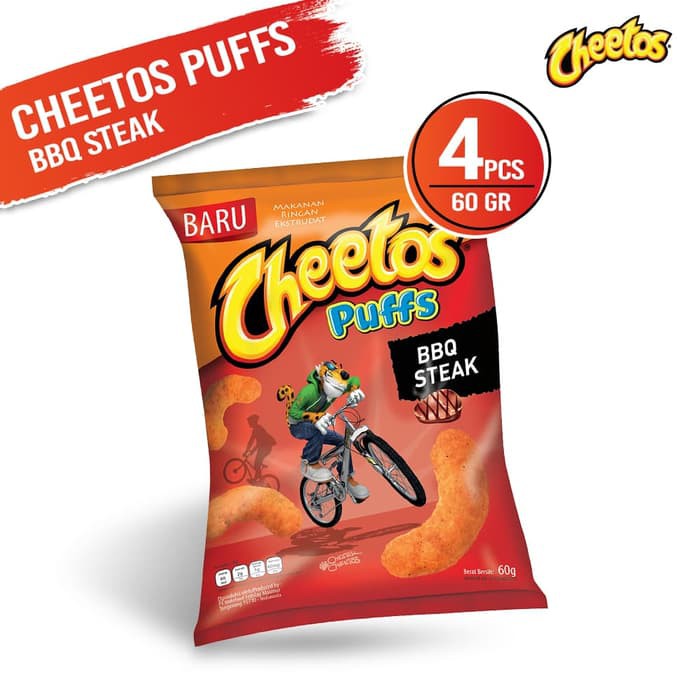 

Cheetos Puffs BBQ Steak 60 Gr 4 Pcs ~ kp1310