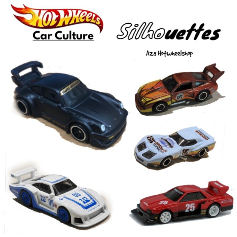 Hot Wheels Silhouettes SET HW Silhouette Hotwheels Car Culture