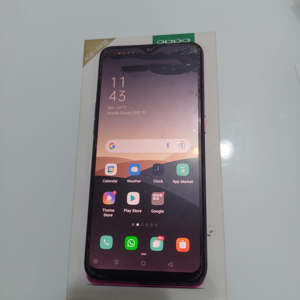 OPPO F9 4GB / 64GB hp handphone second murah