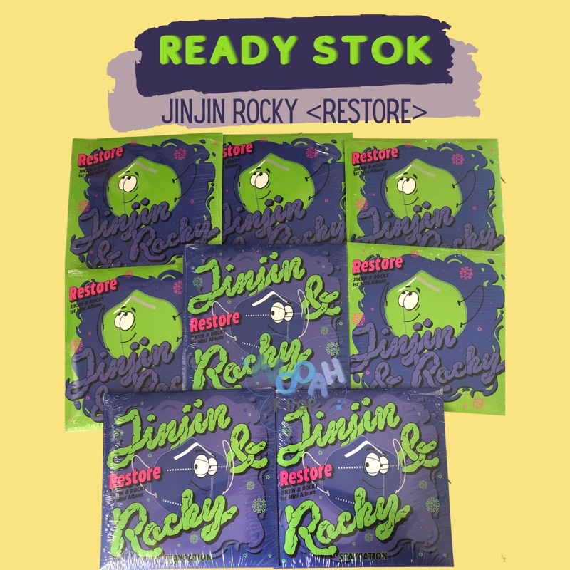 

[READY STOK] album jinjin rocky restore sealed