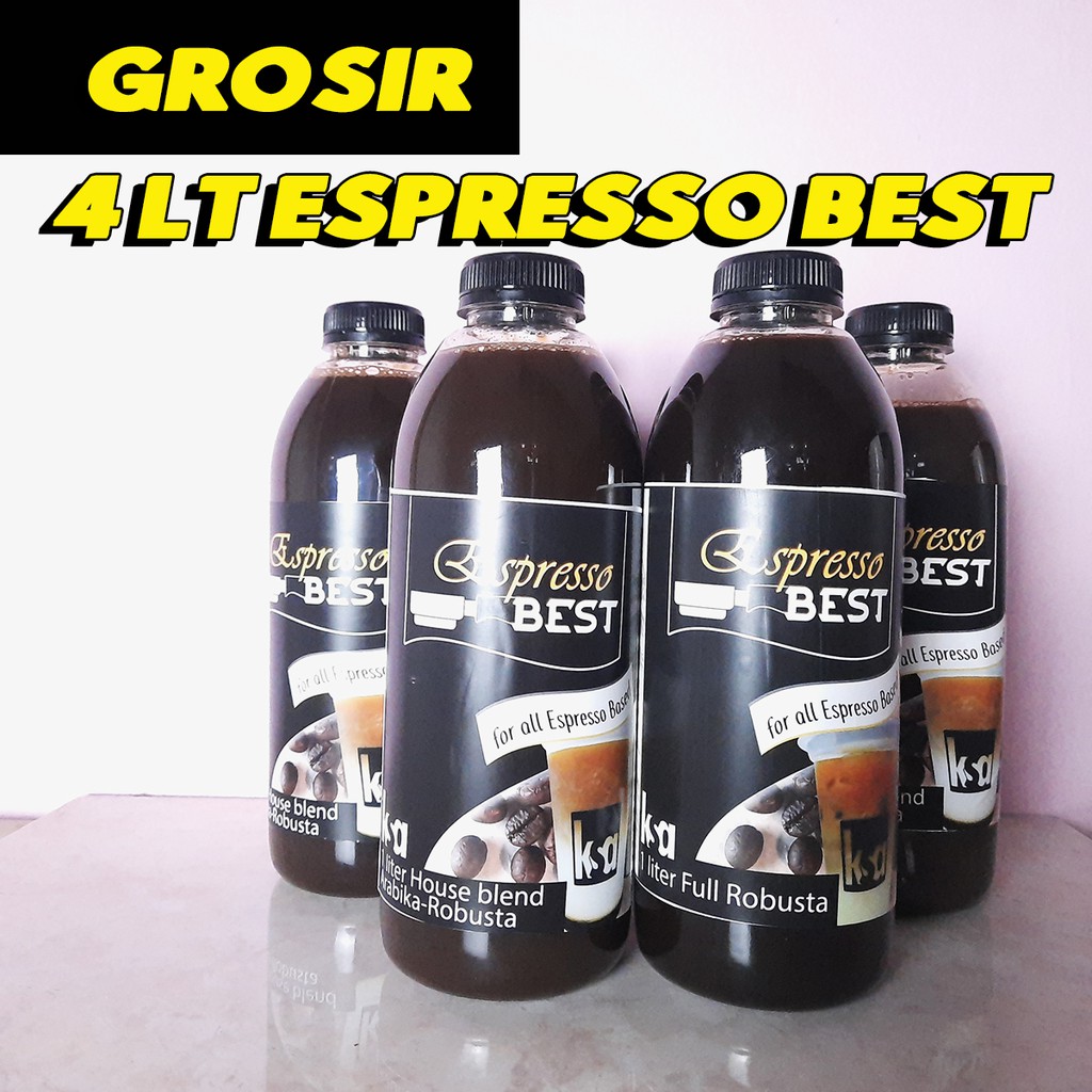 

ESPRESSO CAIR 4 LITER HARGA GROGIR - ESPRESSO MURNI BAHAN KOPI VIRAL