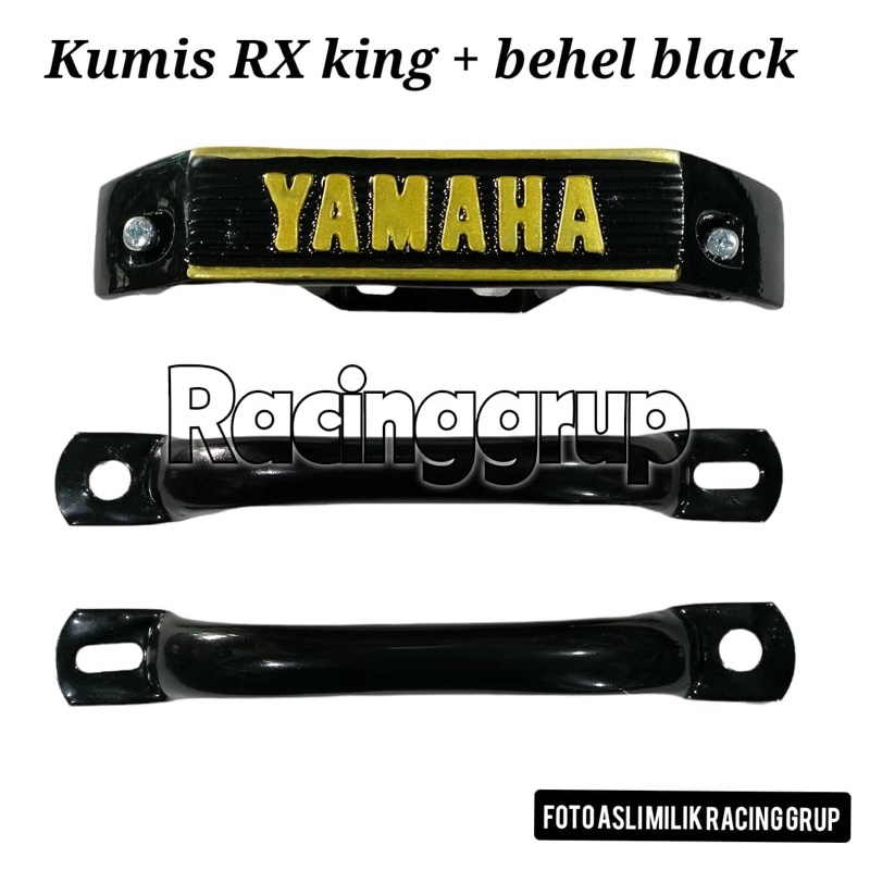 kumis set breket set begel  kumisan shockbreaker depan Yamaha RX king set begel pnp yamaha raja motor