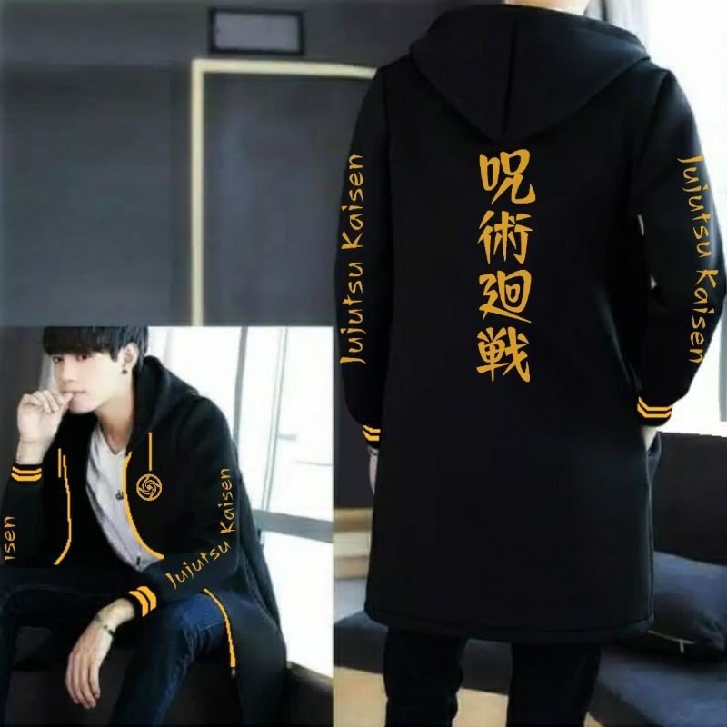 jubah anime jujutsu kaisen hoodie