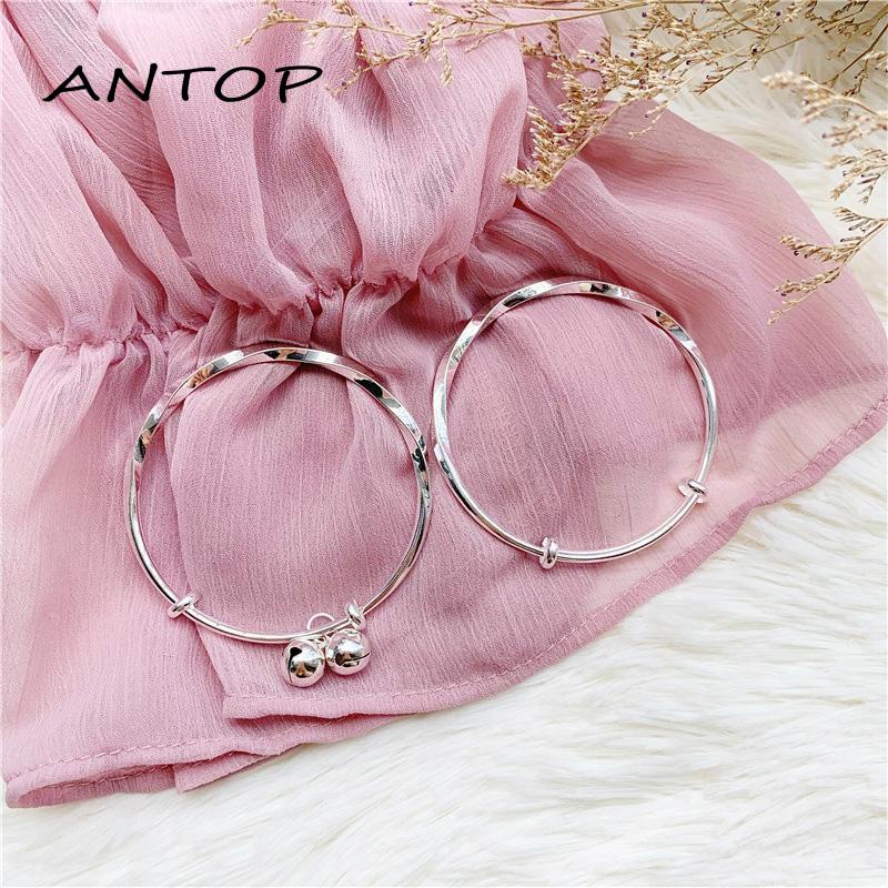 Gelang Electroplating Adjustable Tahan Lama Tidak Pudar Untuk Wanita