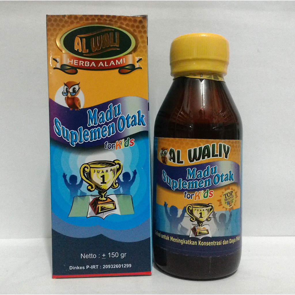 Obat Herbal Madu Anak Suplemen Otak Al Waliy Alwaliy Asli herbal