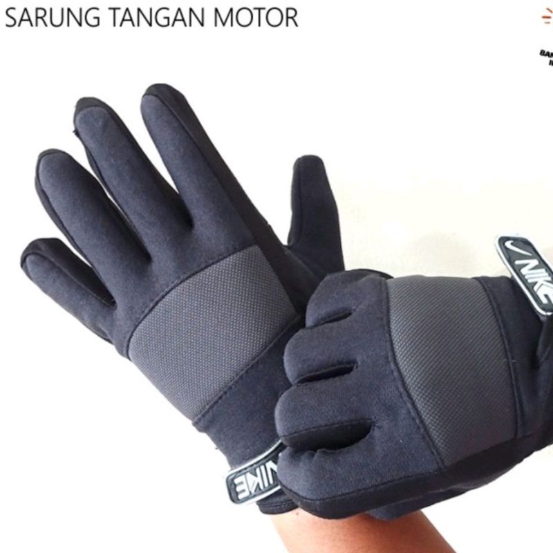 Sarung tangan motor Pria Ukuran DEWASA Anti keringat anti lincin dan nyaman (Grosir)