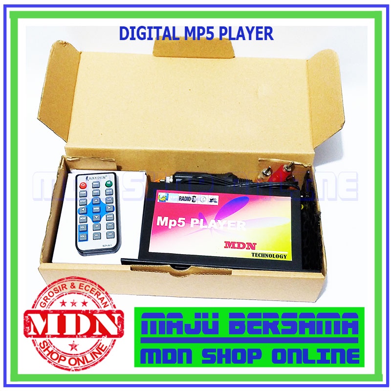 Digital Video Player Mp3 - Mp4 - Mp5 radio FM USB