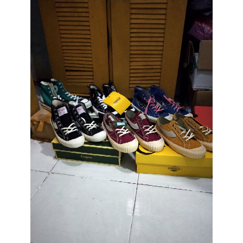 SEPATU COMPASS FR2,VINTAGE,GAZELLE NOT PMP GENJOTS BRAVO