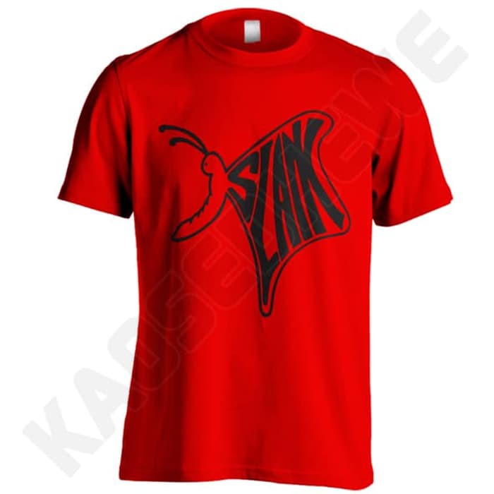 KAOS SLANK KUPU-KUPU LIAR 01 - KGD - MERAH UKURAN S-XXL