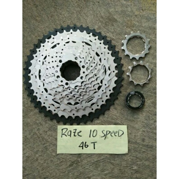 Sprocket Raze 10 speed 11-46 T