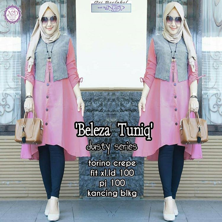 BELEZA Baju Kekinian Tunik Murah Wanita Atasan Cewek BELEZA Baju Kekinian Tunik Murah Wanita Atasan Cewek