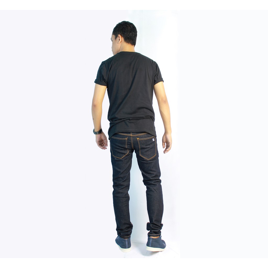 JOPPERSIDE GOBLACK CELANA PANJANG JEANS PRIA ORIGINAL PREMIUM HITAM BLACK POLOS