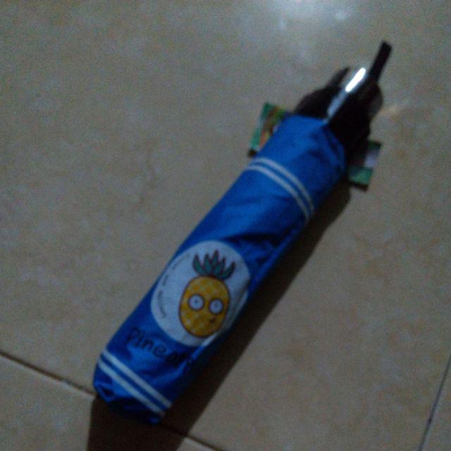 Payung Lipat 4 Fancy Karakter Motif Pineapple / Nanas Merk Osaka  Bw-123