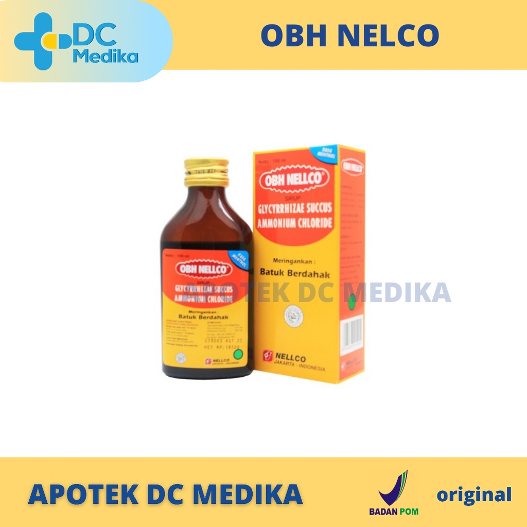 OBH NELLCO 100 ML / OBH NELCO DEWASA/ BATUK BERDAHAK