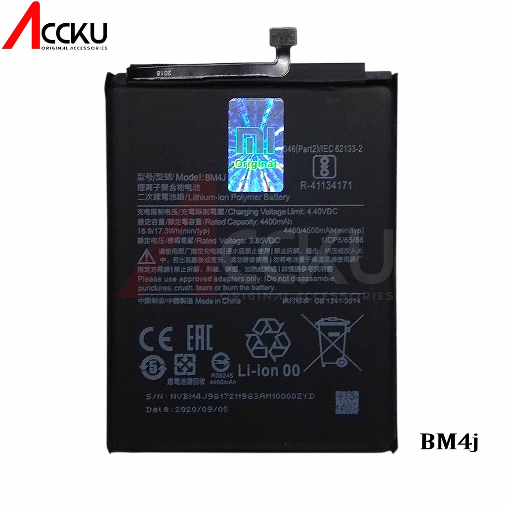 BATERAI XIAOMI REDMI NOTE 8 PRO   BATTERY XIAOMI BM4J BATERAI XIOMI REDMI NOTE8 PRO BM4J ORIGINAL