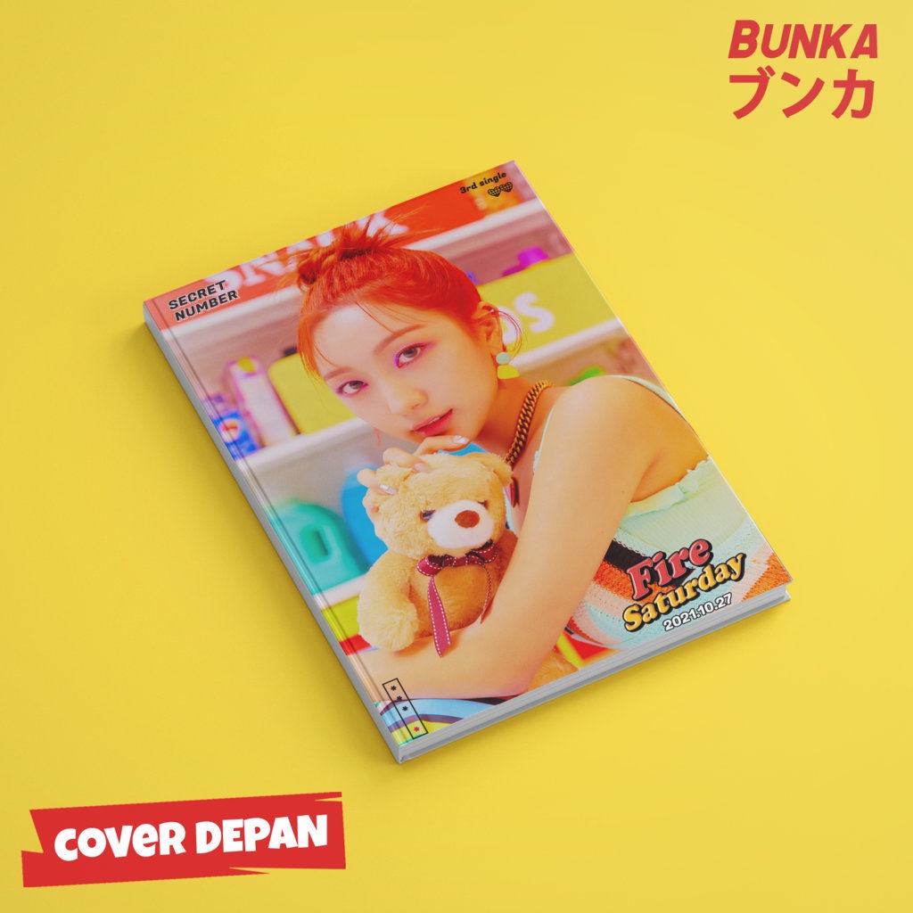 

Notebook KPOPSecret Number Fire Saturday Minji Hardcover A5 Buku Tulis Catatan Notes Agenda Planner Jurnal