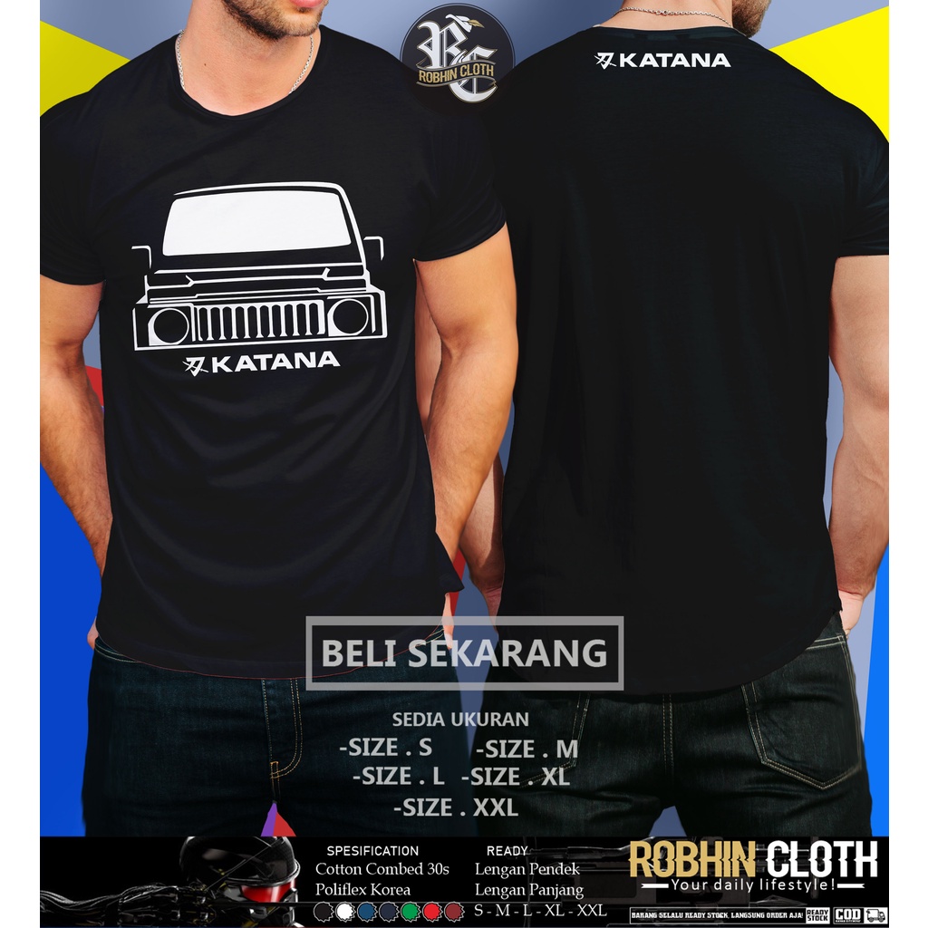 Kaos Mobil Suzuki Jimny Katana Baju Otomotif