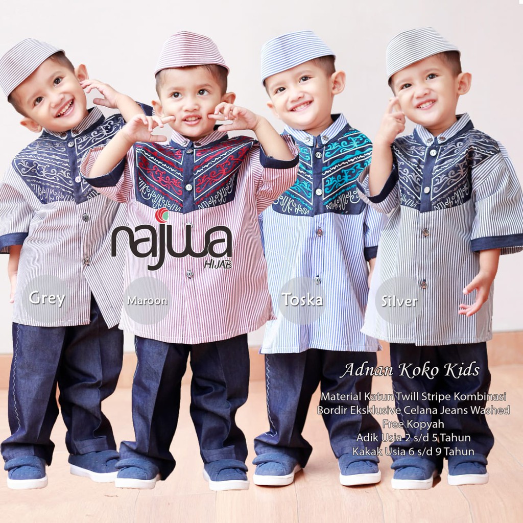 Setelan Anak Laki-laki Koko Adnan Koko Kids By Ori Najwa