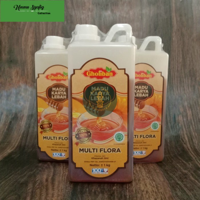 

(BERSEGEL RESMI) Madu Multiflora 1kg Madu Karya Lebah 100% ASLI 1000gr