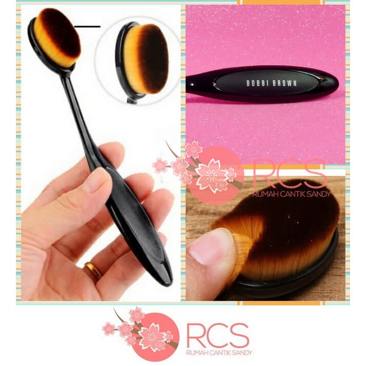 OVAL BRUSH ~ FOUNDATION ~ KUAS WAJAH, MAKEUP, MAKE UP ~ SANGAT HALUS