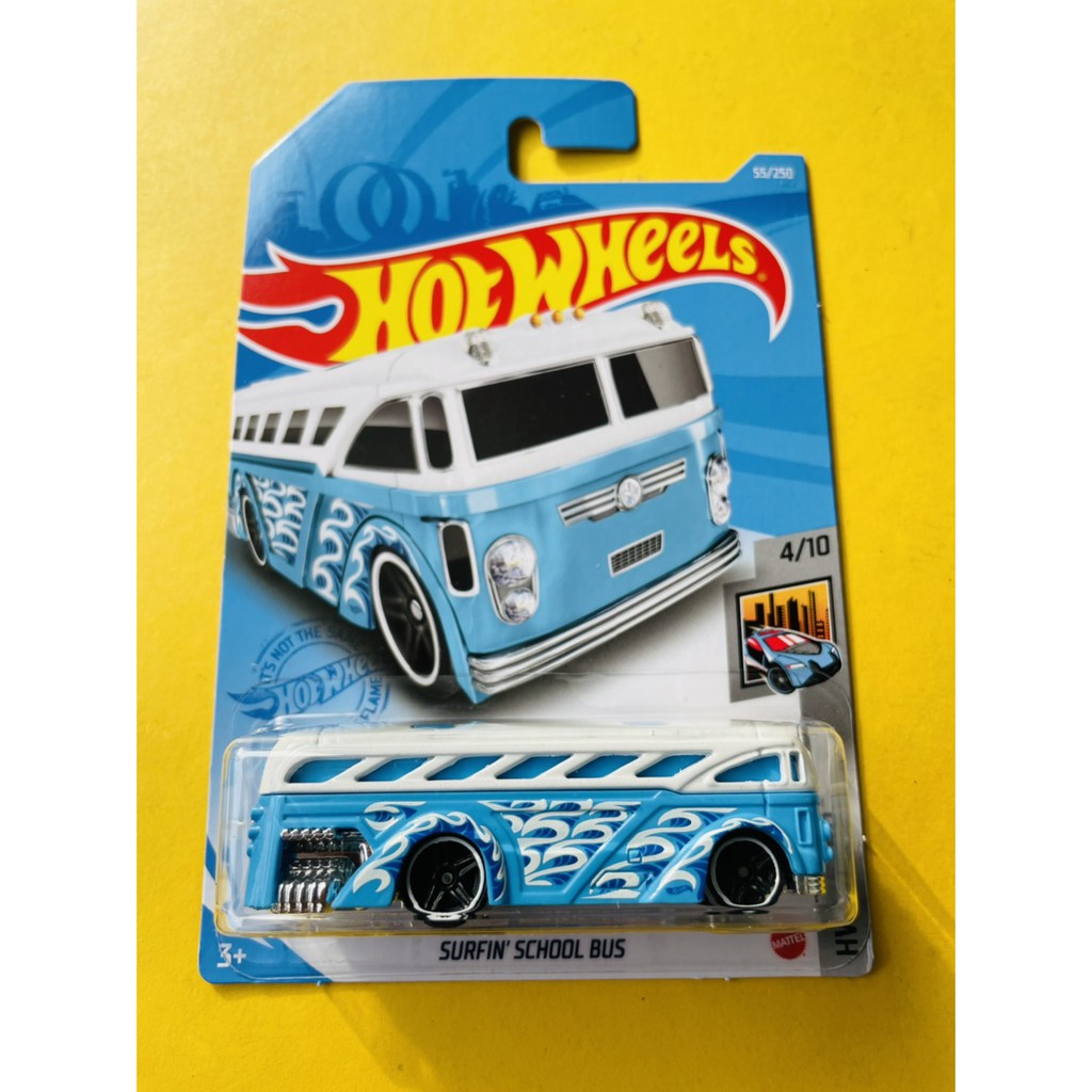 HOTWHEELS HOT WHEELS SURFIN' SCHOOL BUS PUTIH HW METRO LOT H 2021 DIECAST BIS SEKOLAH ANAK MURAH