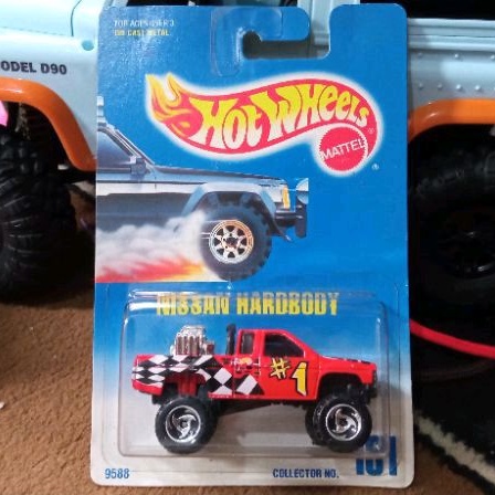 HOT WHEELS NISSAN TERRANO HARDBODY MERAH US CARD