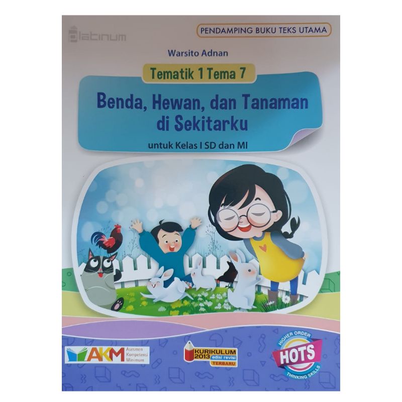 Platinum - Buku Pelajaran Tematik 1 Tema 1 s/d 8 SD Kurikulum 2013