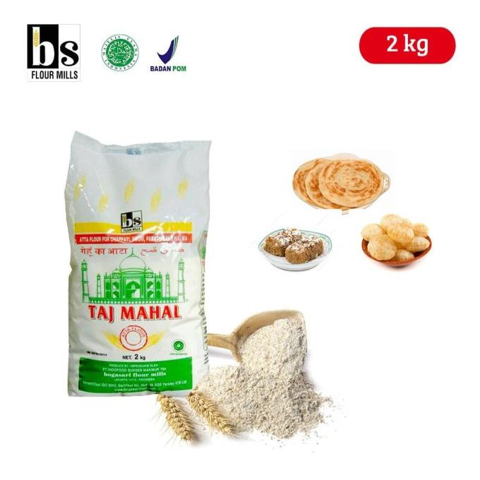 

aj Mahal Tepung Gandum Utuh / Atta Flour / Finely Wheat Flour [2 Kg]