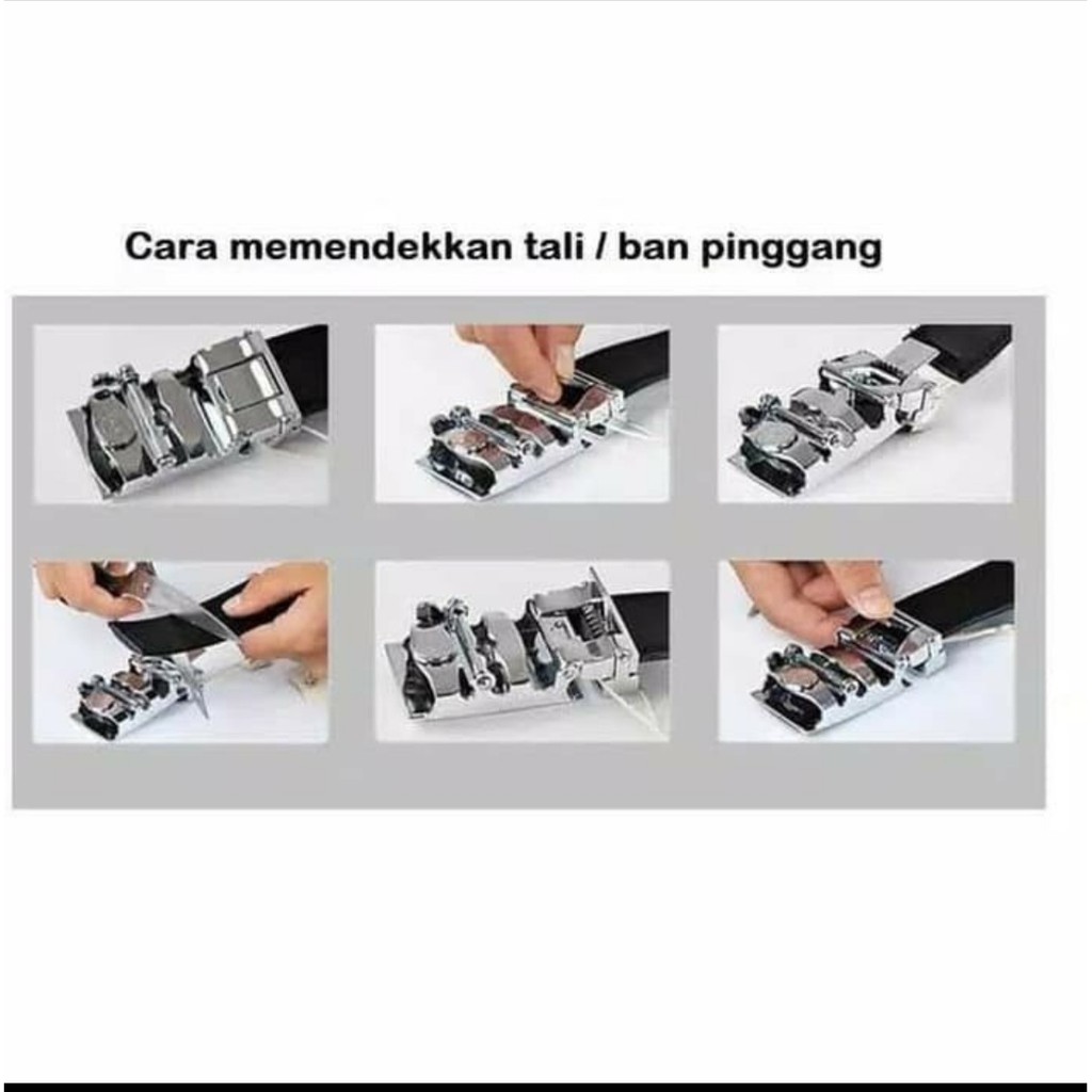 KBR STORE-Ikat Pinggang Pria Curewe Kerien / Sabuk Gesper Metal Buckle