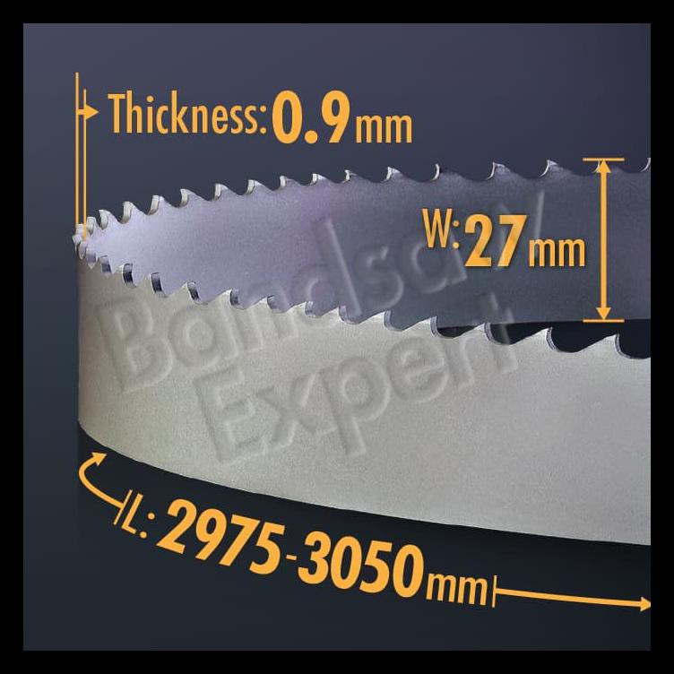 

Terlengkap Bandsaw Blade Custom 2975-3050X27X0,9Mm. Ukuran Dibuat Sesuai Pesanan Obral