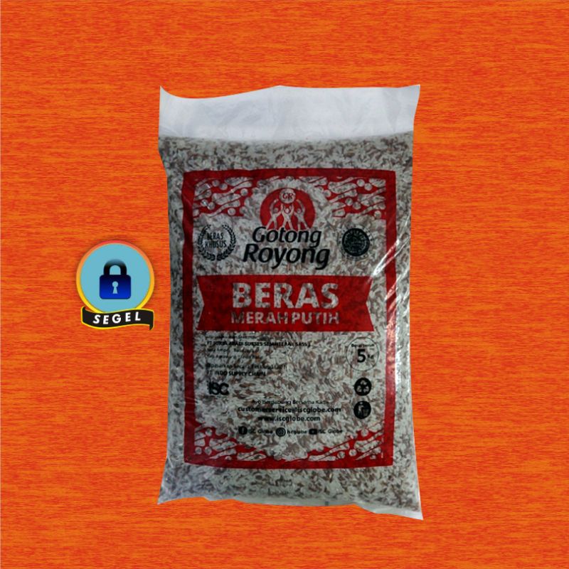 

Beras Merah Putih 5 kg