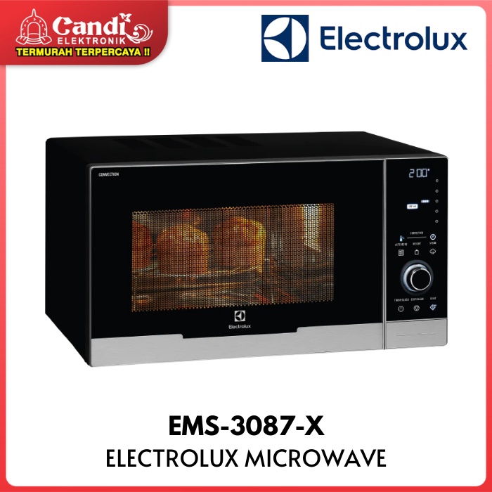 ELECTROLUX Microwave Oven 30 Liter EMS-3087-X With Grill And Convection