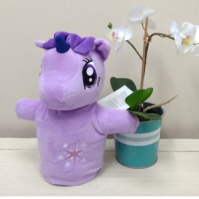 Boneka Handpuppet Tangan Little pony 25cm/boneka tangan kuda pony/handpuppet/Boneka Kuda Pony