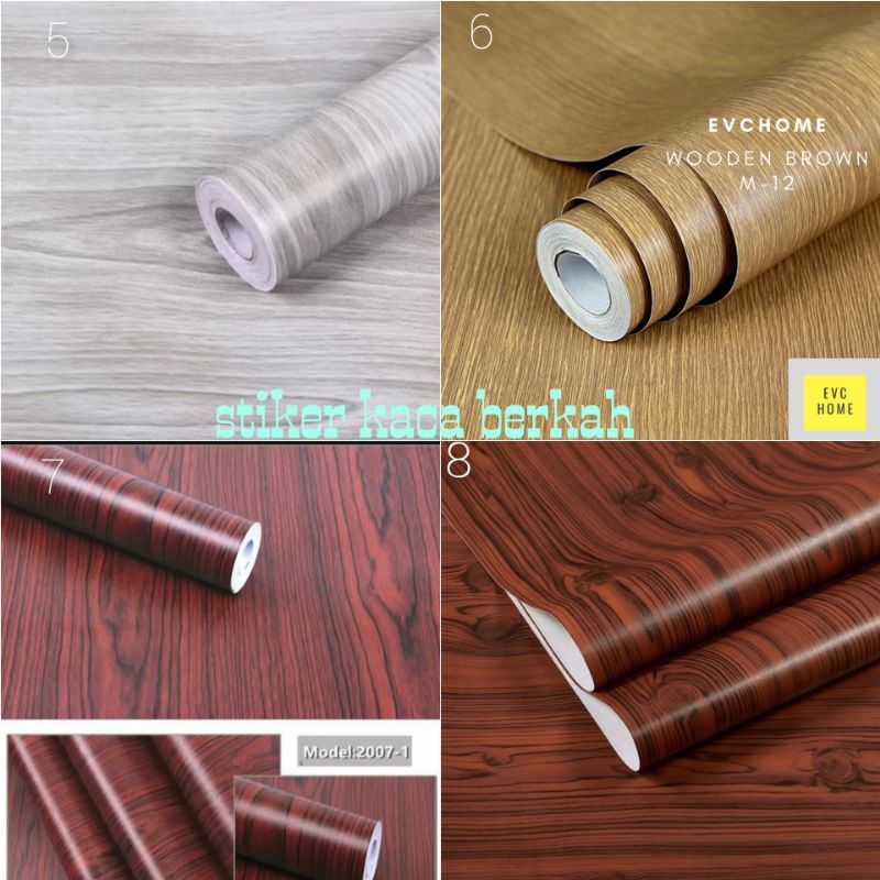 STICKER SERAT KAYU /STIKER DINDING/ WALLSTICKER/KITCHEN SET