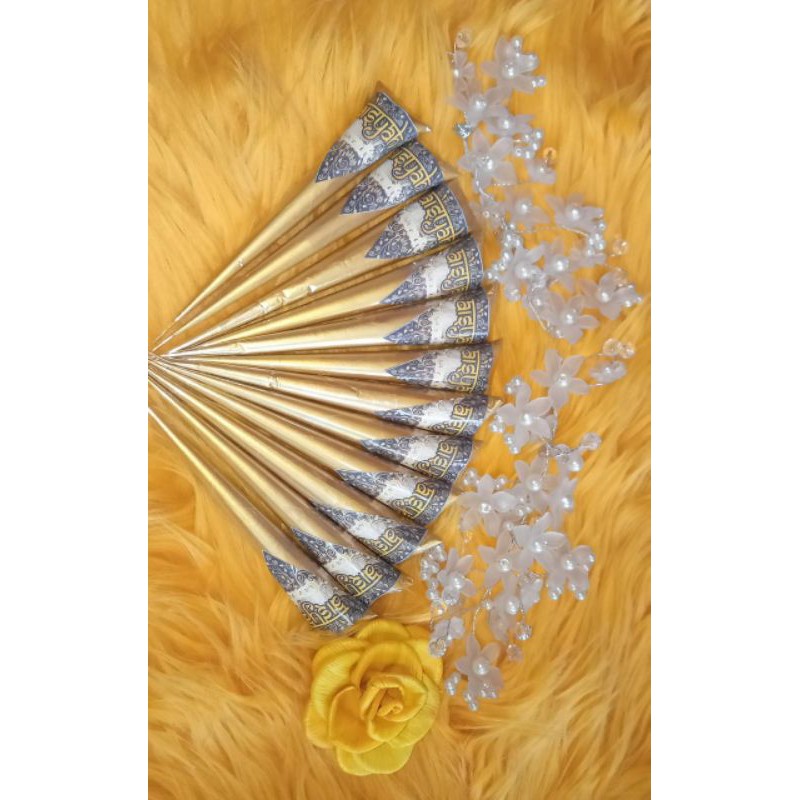 

henna craft untuk benda 12 pcs