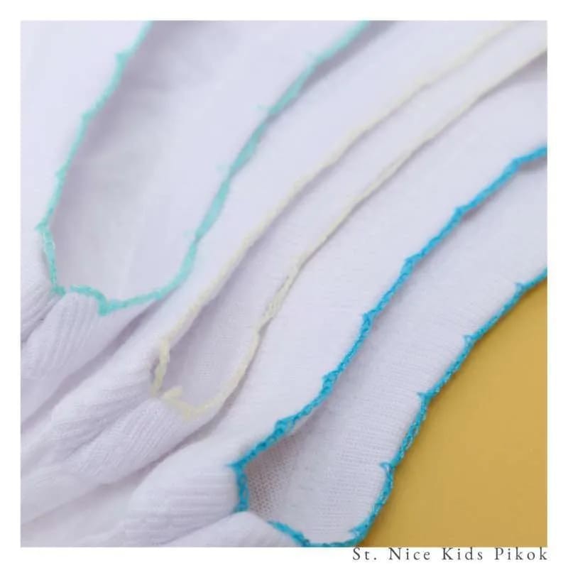 3 Pcs Kaus Dalam Anak NICE KIDS SNI - Singlet Anak Putih Polos Tidak Berjaring