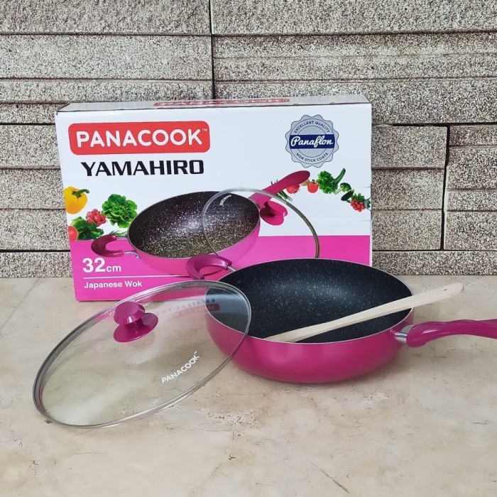 Japanese Wok Pan 32cm Panacook Non-Stick Coating