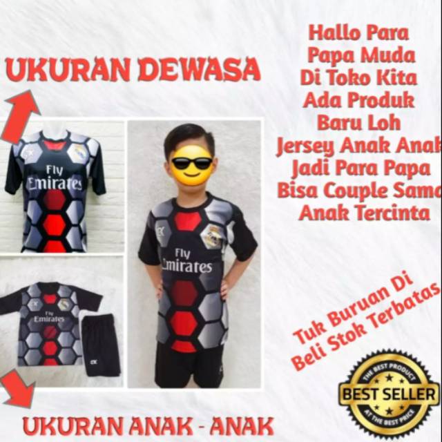  Baju  Stelan Bola  Printing Jersey Anak  anak  Shopee Indonesia 