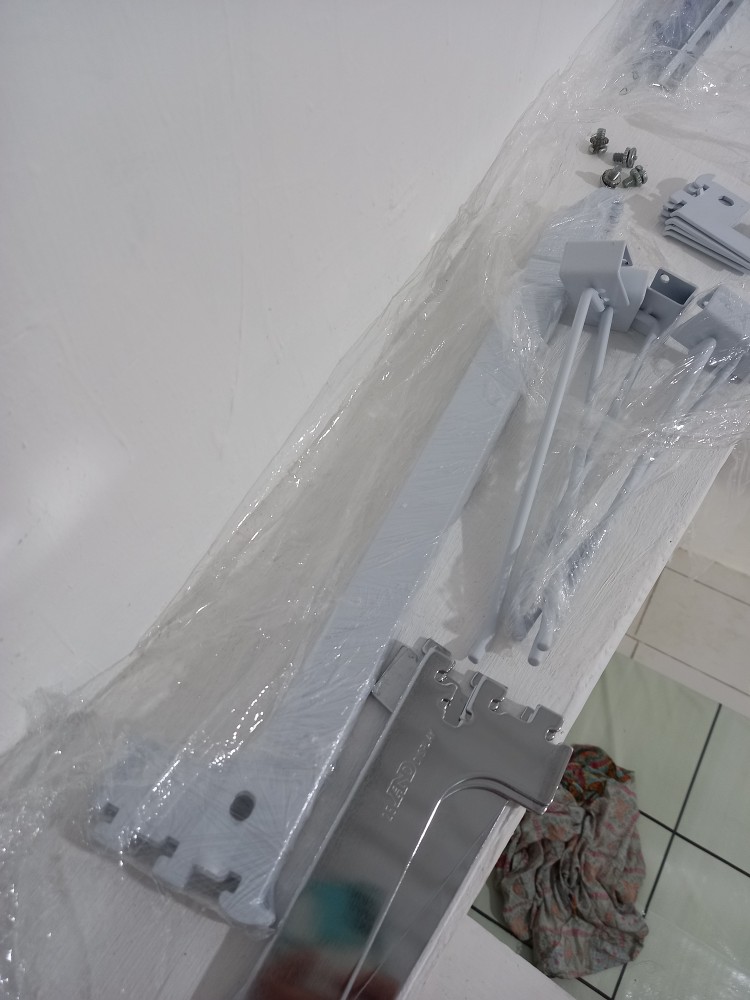 Single Hook Putih 20 Cm/10 Pcs Cantolan Kawat Gantungan Pipa Kotak