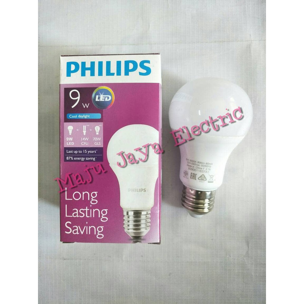 Jual Jual Bohlam Lampu Led Philips 9 W Watt Putih Cool Daylight 9w