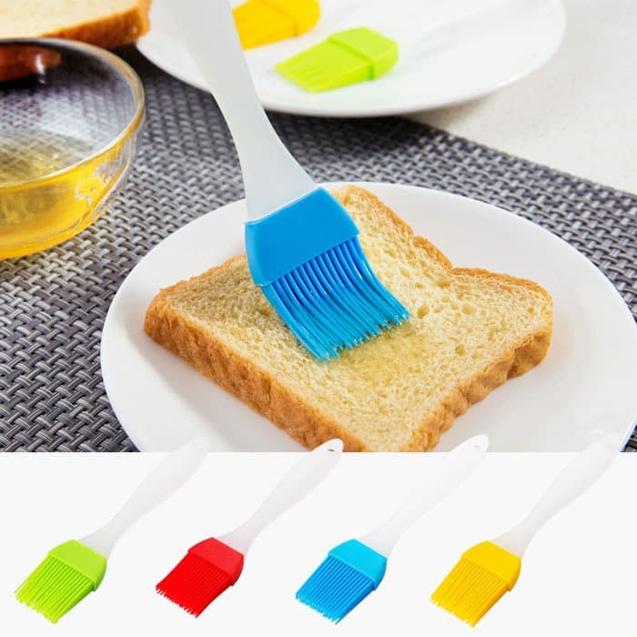 TERBARU!!! Kuas roti barbeque silikon food brush silicone cake mentega