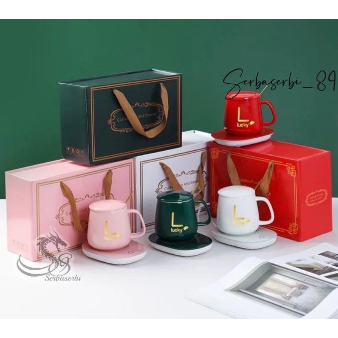 Gelas Penghangat Set Keramik