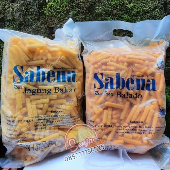 

PROMO Snack Sabena Stick Balado Jagung Bakar Keju Jajanan Kiloan 360g MURAH