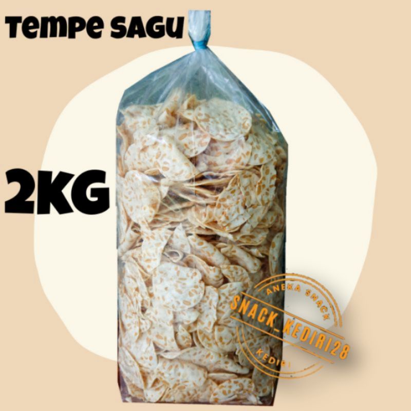 Kripik Tempe Sagu Keripik Tempe Bulat 2kg