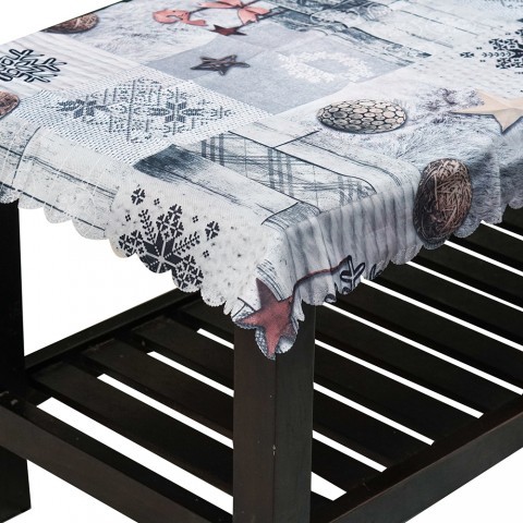 Taplak Meja Natal 73 x 73 cm Winter Star taplak meja makan taplak natal taplak persegi cover meja ma