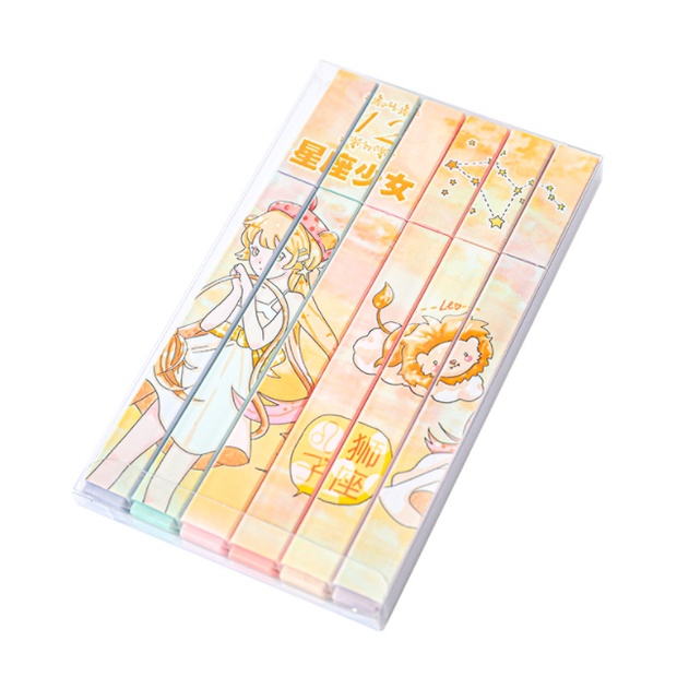 

J2 - Highlighter Zodiak lucu Pen marker Motif lucu ja