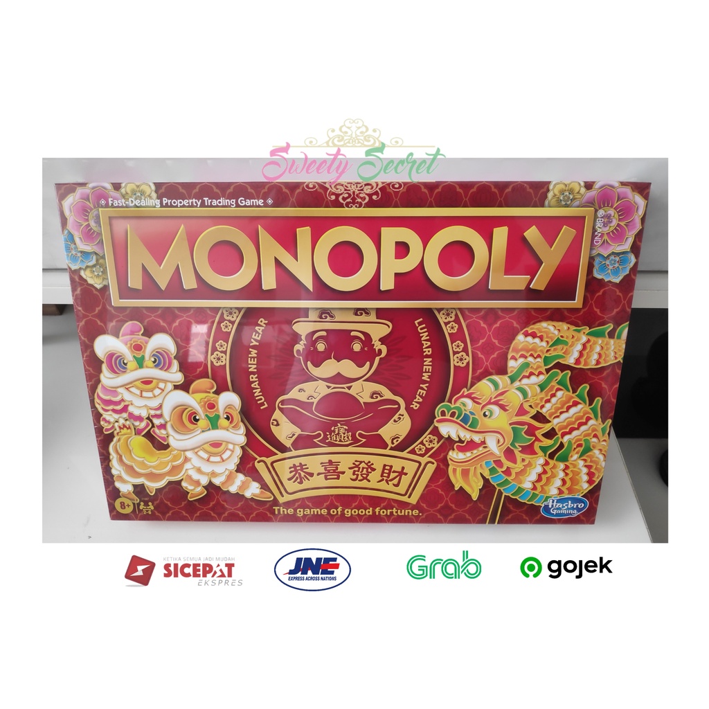 Hasbro Monopoly Lunar New Year Monopoly Imlek Monopoly Chinese Shio NAGA