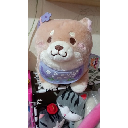 Boneka shiba newtag ori amuse
